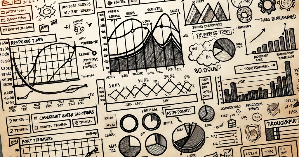 load test represented as a paper grap